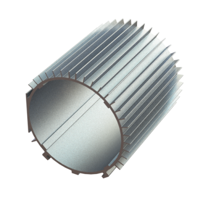 Aluminum motor casing