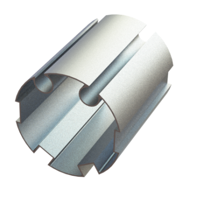 Aluminum profiles for ladders