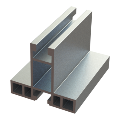 Aluminum conveyor frame, workbench frame