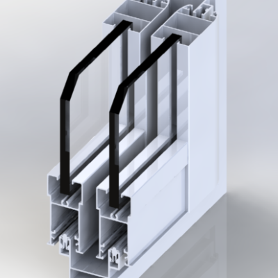 BiFold aluminum frame