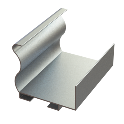 Slim aluminum divider