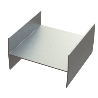 Contemporary aluminum partition