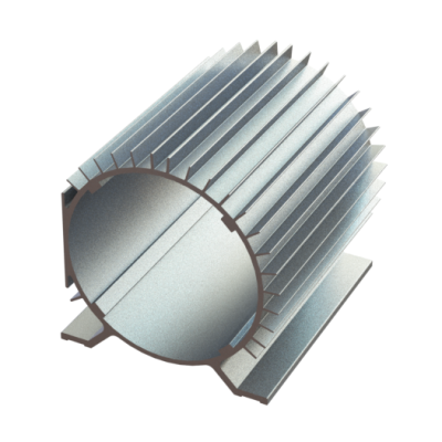 Custom Extruded Industrial Aluminum Profiles Aluminum Extruded Profiles with Surface Anodized
