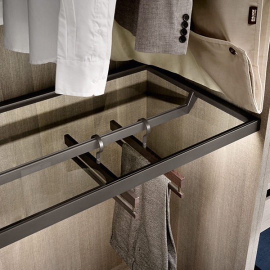 Aluminum shelves frame