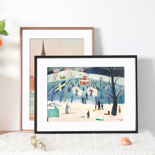 Aluminum wall photo frame