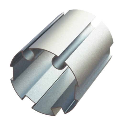 Structural aluminum for ladders