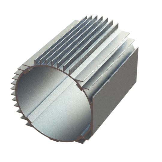 Aluminum motor casing
