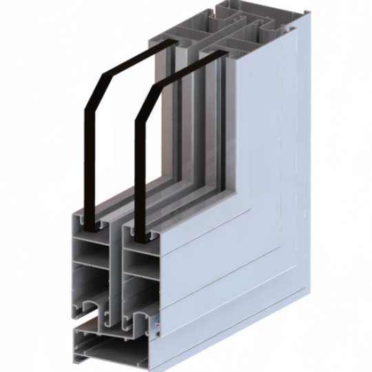 Door corner aluminum frame
