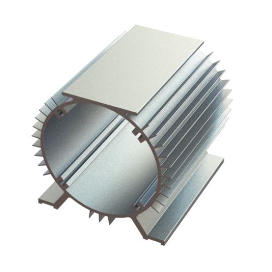 Custom Extruded Industrial Aluminum Profiles Aluminum Extruded Profiles with Surface Anodized