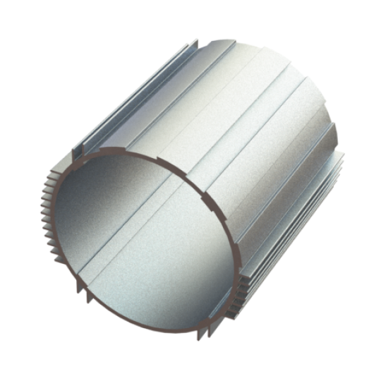 Custom Extruded Industrial Aluminum Profiles Aluminum Extruded Profiles with Surface Anodized