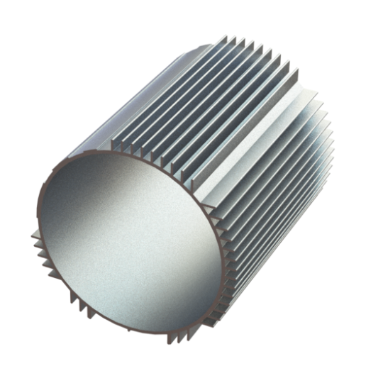 Custom Extruded Industrial Aluminum Profiles Aluminum Extruded Profiles with Surface Anodized