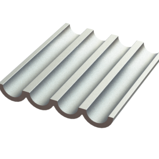 Slim aluminum divider