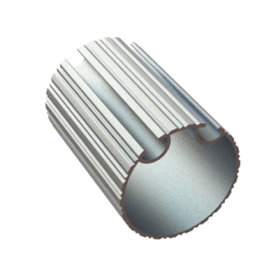 Wall-mounted curtain rod