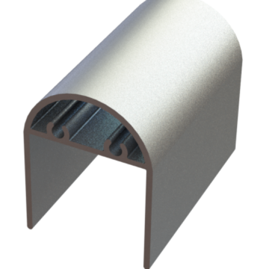 Modern curtain rod system