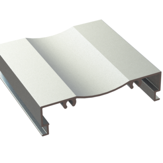 Wall-mounted curtain rod