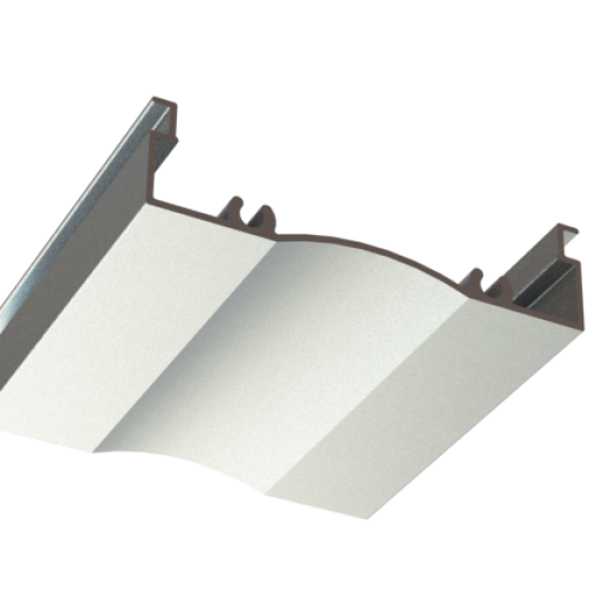 Modern curtain rod system