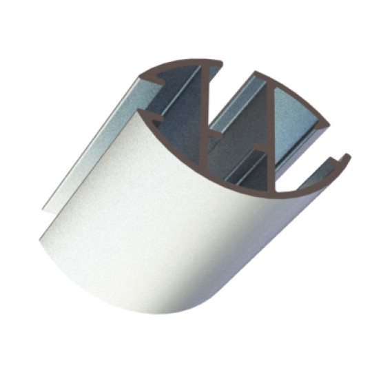 Minimalist curtain rod