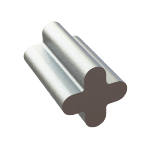 Elegant drapery rod 6061 6063