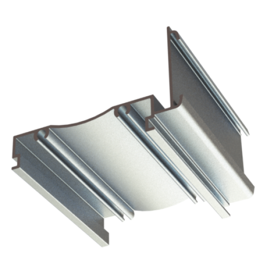 Wall-mounted curtain rod