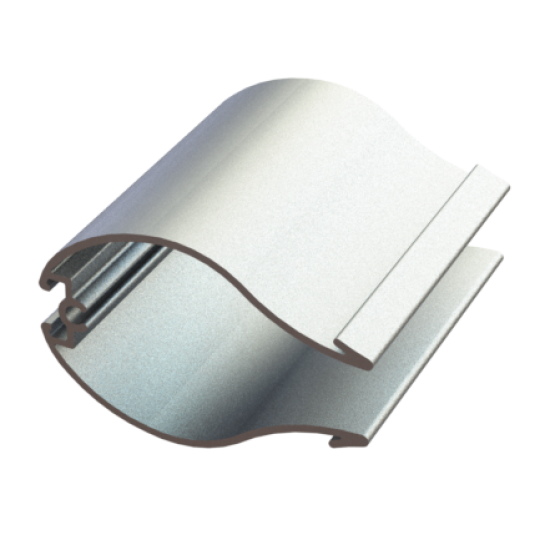 Wall-mounted curtain rod