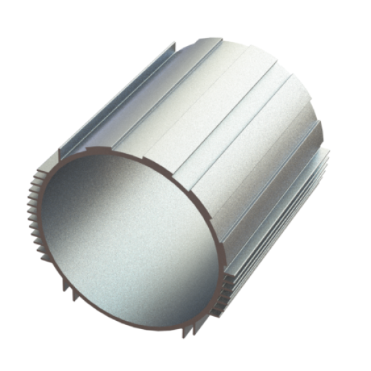 Custom Extruded Industrial Aluminum Profiles Aluminum Extruded Profiles with Surface Anodized