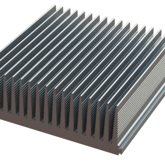 Sản phẩm nhôm đùn ép bộ phận tản nhiệt