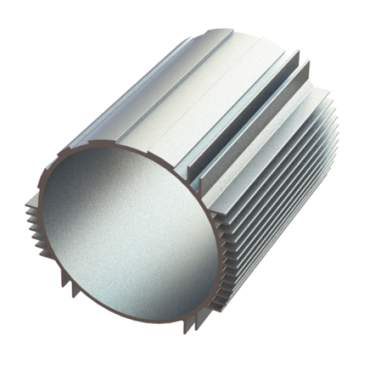 Custom Extruded Industrial Aluminum Profiles Aluminum Extruded Profiles with Surface Anodized