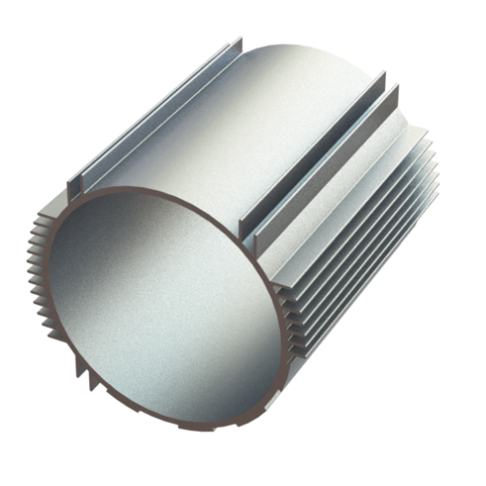 Custom Extruded Industrial Aluminum Profiles Aluminum Extruded Profiles with Surface Anodized