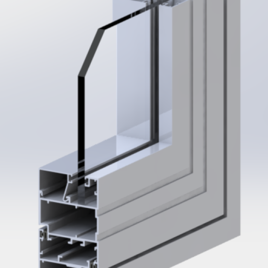 Aluminum window frames