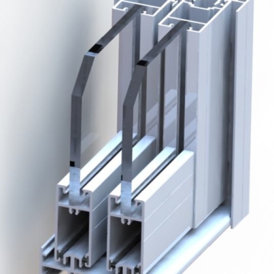 Sliding door aluminum frames