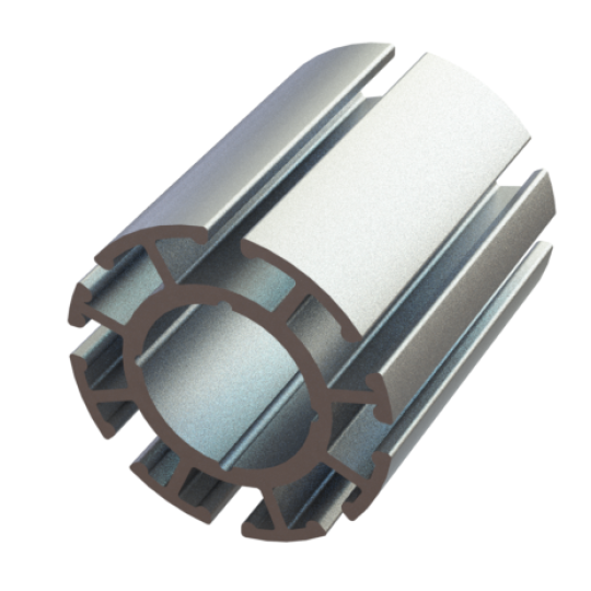 Modular aluminum structural system for conveyors